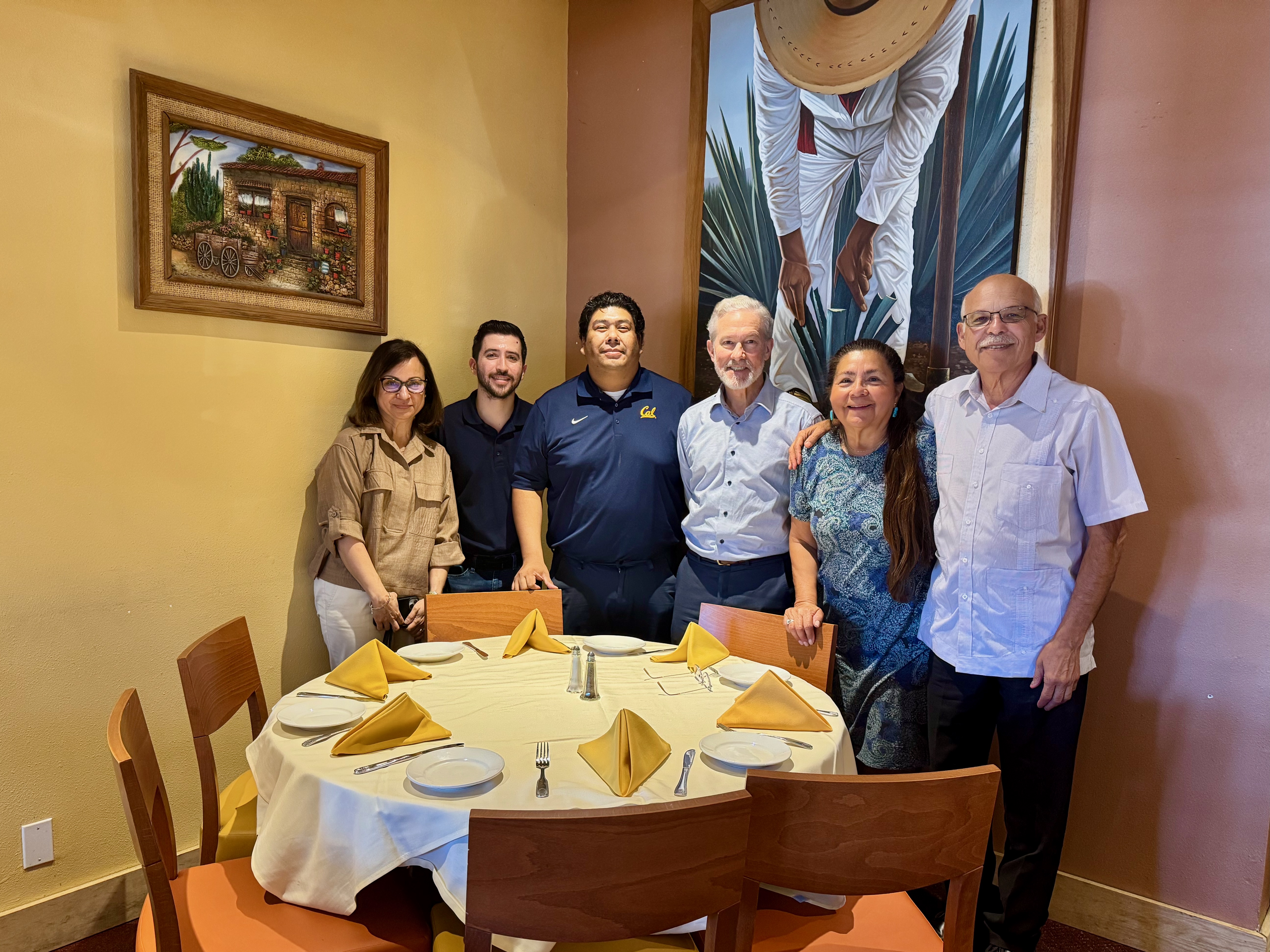 Cal Bears in the Desert hosting UC Berkeley Chancellor Rich Lyons for lunch at Guillermo's Mexican Restaurant, March 2026